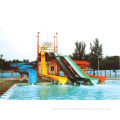 High-speed And 7.5m Water Park Equipments Slide For Theme Park, 144m Slide Length